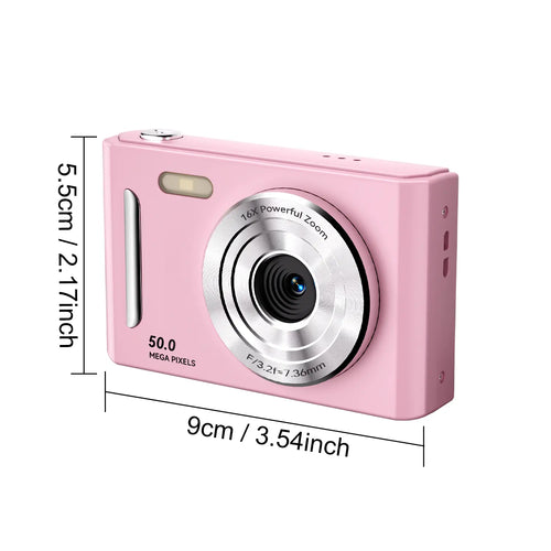 2.4-Inch Screen Digital Video Camera - Anti-Shake Digital Video Camera, 32GB SD Card Included - Built-In Music Player - Perfect Birthday Gift